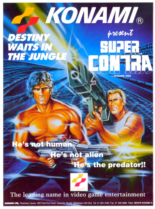 Super Contra Game Cover